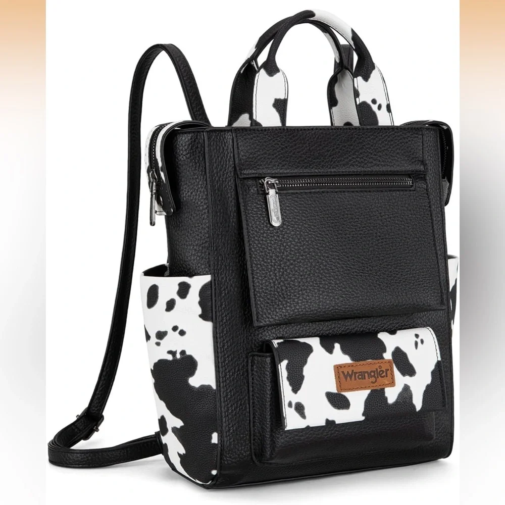 Wrangler cow print Backpack